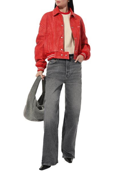 Кожаный бомбер HALFBOY, арт. HSS241WLBB136, фото 2