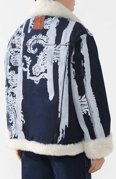 Джинсовая куртка с меховой подкладкой 7 FOR ALL MANKIND, арт. JSVNR990MT, фото 4