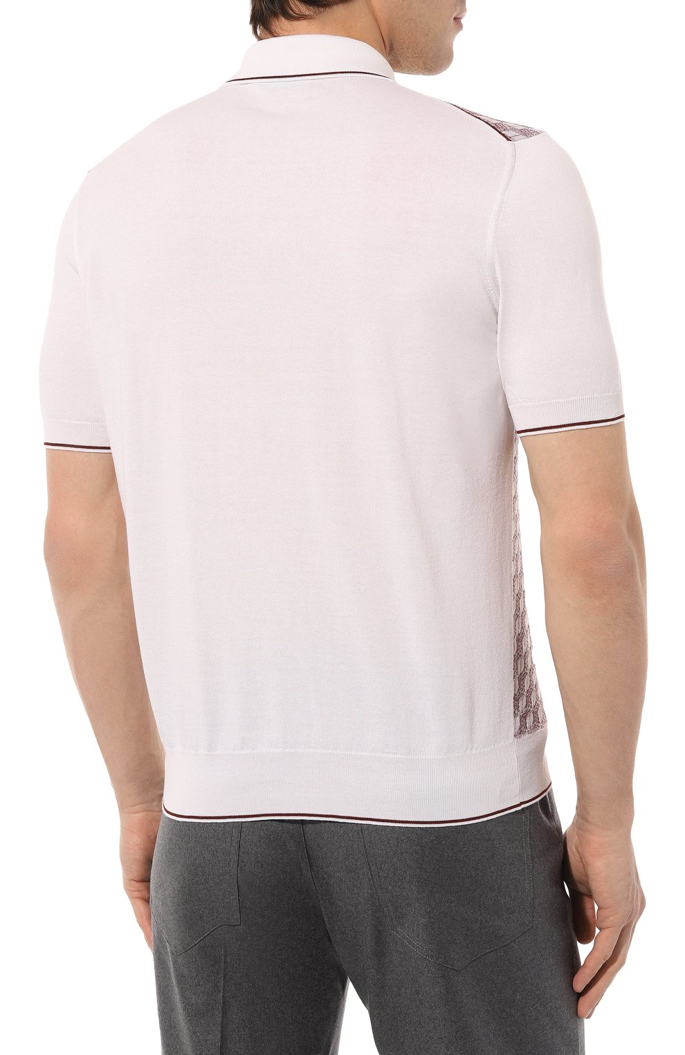 Поло из шелка и хлопка STEFANO RICCI, арт. K818048P31/F23176, фото 4