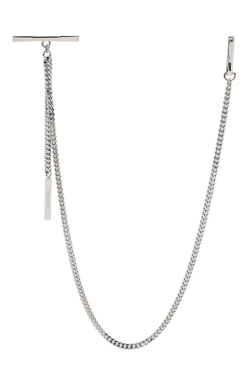 Цепь DSQUARED2 серебряного цвета по цене 19950 руб., арт. CHM0030/37200001, фото 2 Цепь DSQUARED2, арт. CHM0030/37200001, фото 2