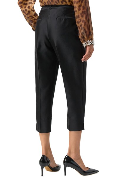 Брюки из шелка и шерсти ZIMMERMANN черного цвета по цене 130000 руб., арт. 2537PR251, фото 4 Брюки из шелка и шерсти ZIMMERMANN, арт. 2537PR251, фото 4