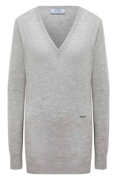 Женский кашемировый пуловер PRADA, арт. P24I1I-1N2W-F0031-212