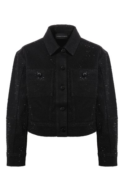 Женский жакет с отделкой стразами EMPORIO ARMANI, арт. 6R2B83/2DAFZ