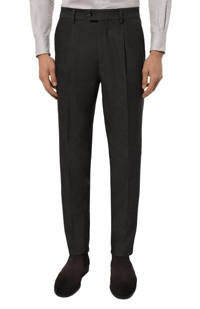 Брюки из хлопка и кашемира BRUNELLO CUCINELLI, арт. MY446E1450, фото 3