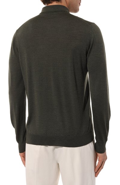 Поло из шерсти и шелка GRAN SASSO, арт. 57132/13190, фото 4