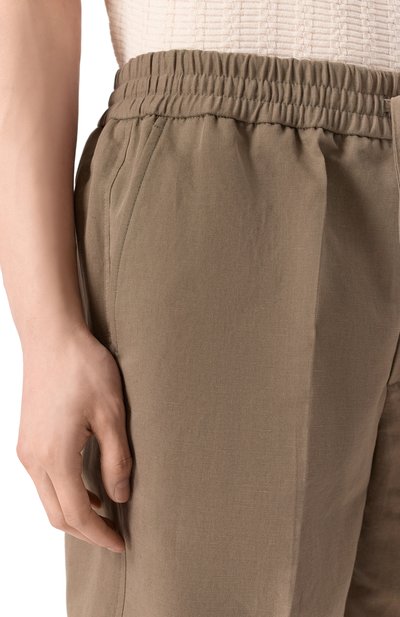 Шорты изо льна и хлопка BRIONI, арт. RP3G0L/PA106, фото 5