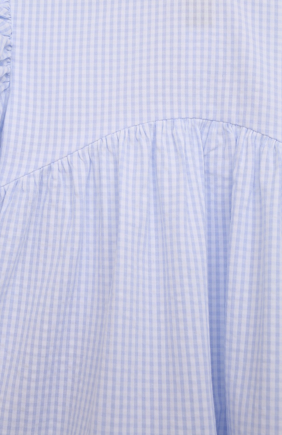 Хлопковое платье IL GUFO голубого цвета по цене 15550 руб., арт. P22VM690C3106/5A-8A, фото 3 Хлопковое платье IL GUFO, арт. P22VM690C3106/5A-8A, фото 3