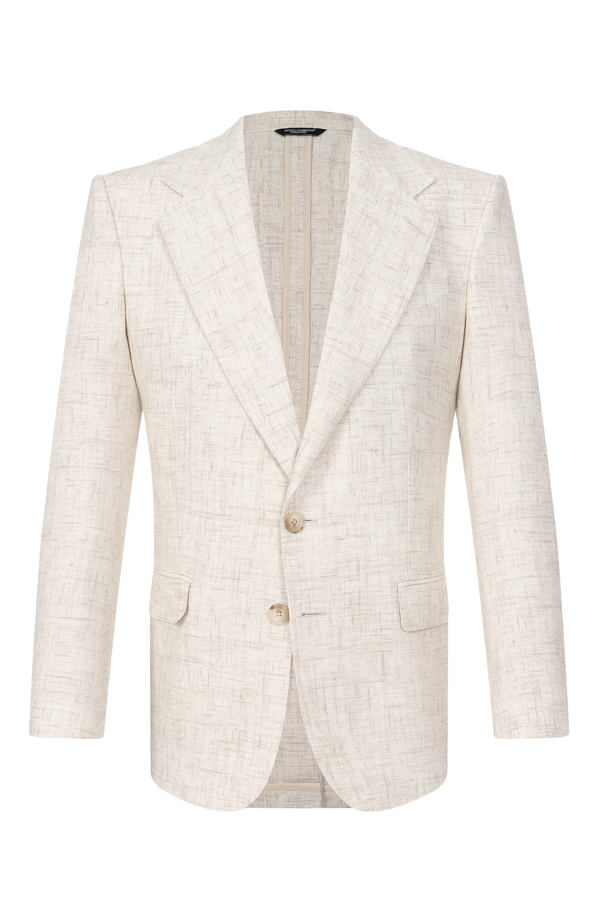 Пиджак из вискозы и льна DOLCE & GABBANA, арт. G2WJ6T/HUMWB, фото 1