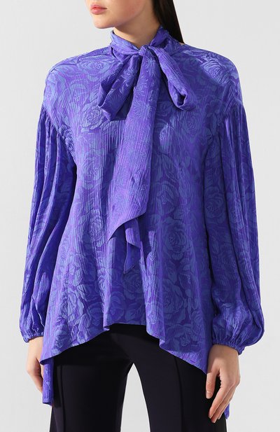 Блузка из смеси вискозы и шелка CHLOÉ, арт. CHC19AHT77328, фото 3