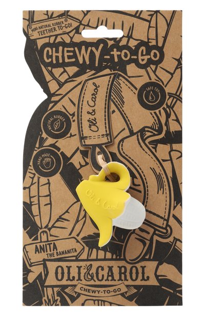 Игрушка-прорезыватель для зубов annita the banana OLI&CAROL, арт. L-CHEWY-BANANA