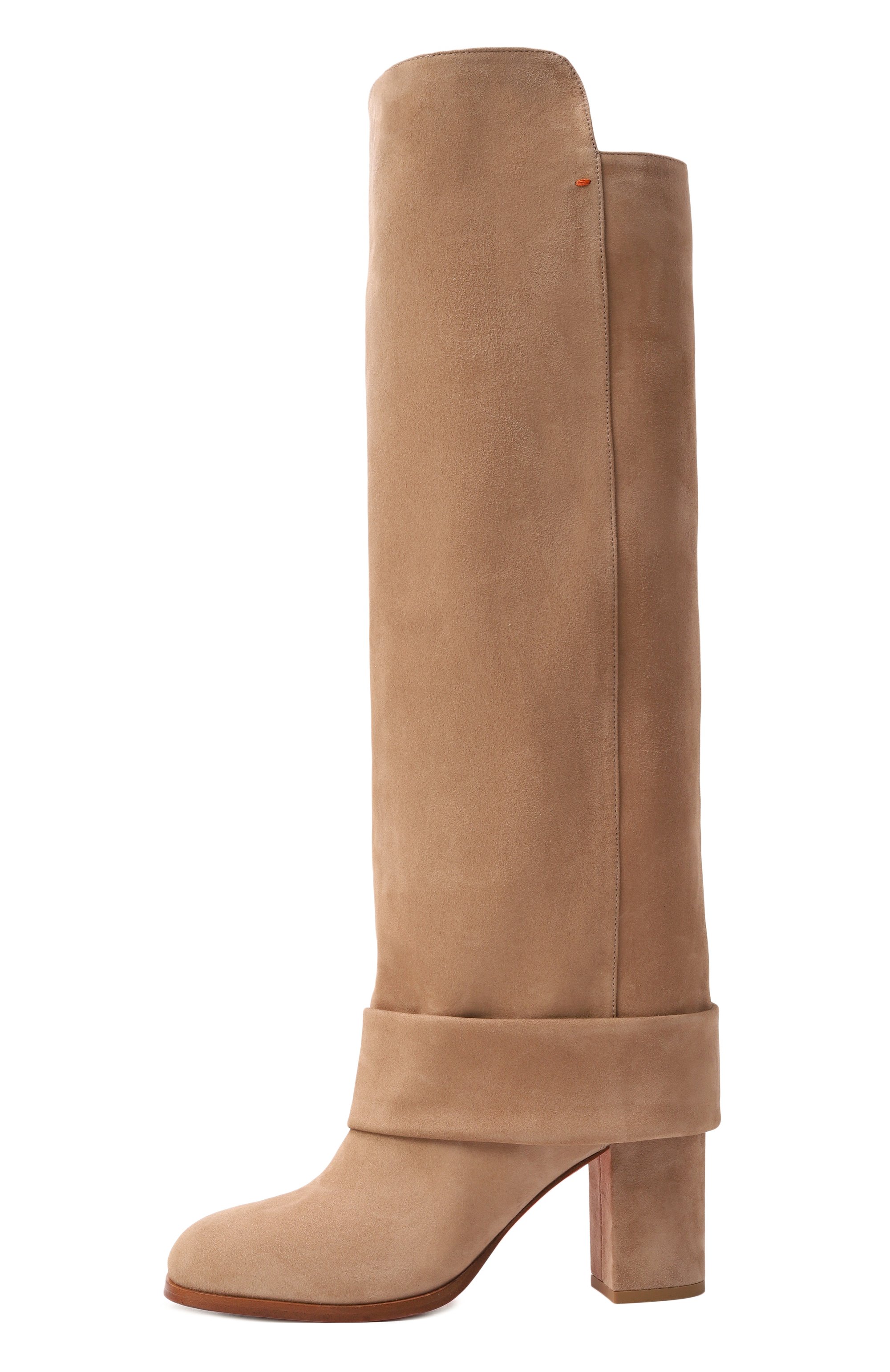 Замшевые сапоги SANTONI, арт. WSNG71934HI2NIES, фото 4