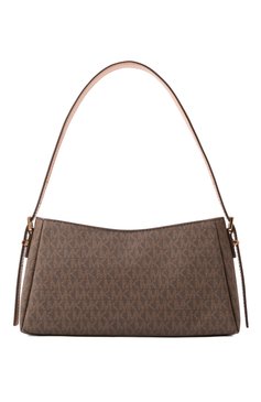 Женская сумка moore medium MICHAEL MICHAEL KORS коричневого цвета, арт. 32R5G90C6B | Фото 6 (Размер: medium; Материал: Экокожа, Канва)