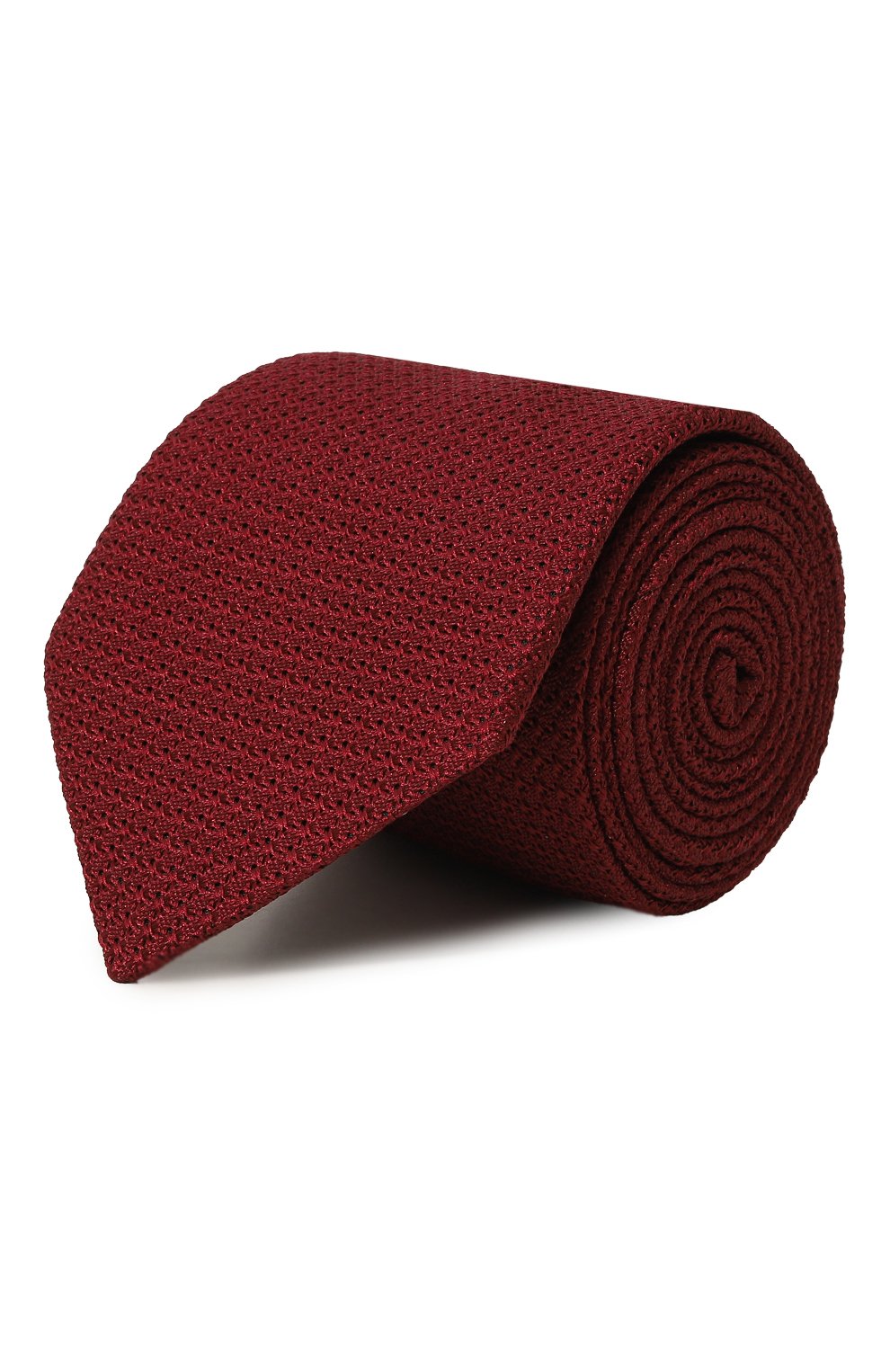 Шелковый галстук LANVIN бордового цвета по цене 13550 руб., арт. 1208/TIE, фото 1 Шелковый галстук LANVIN, арт. 1208/TIE, фото 1