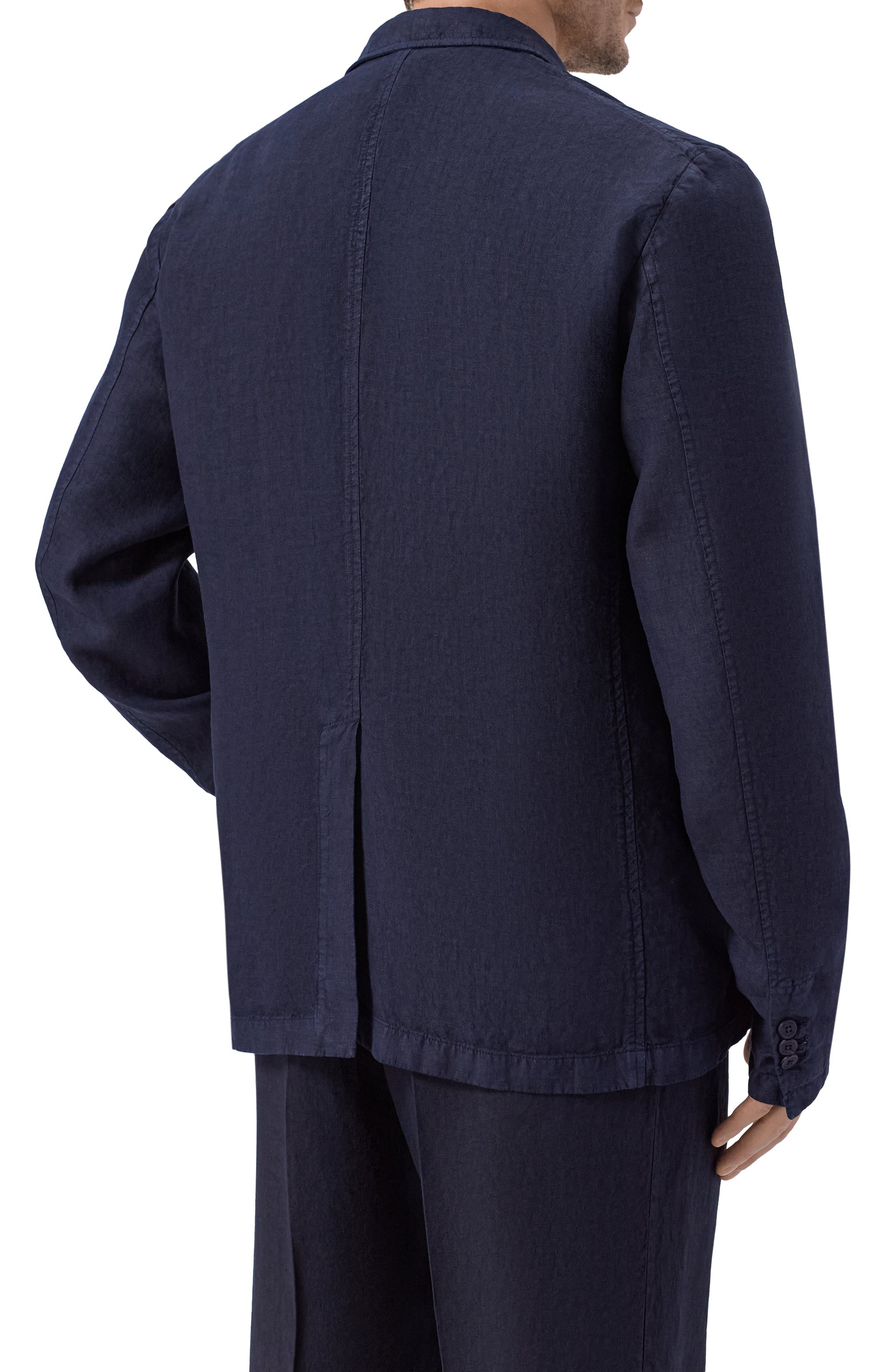 Льняной пиджак INLINUM, арт. JAC0B/TR0PEA, фото 4