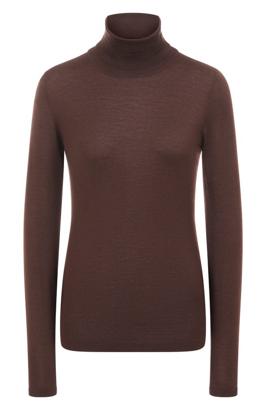 Водолазка из кашемира и шелка Brunello Cucinelli M13800063P Коричневый M13800063P