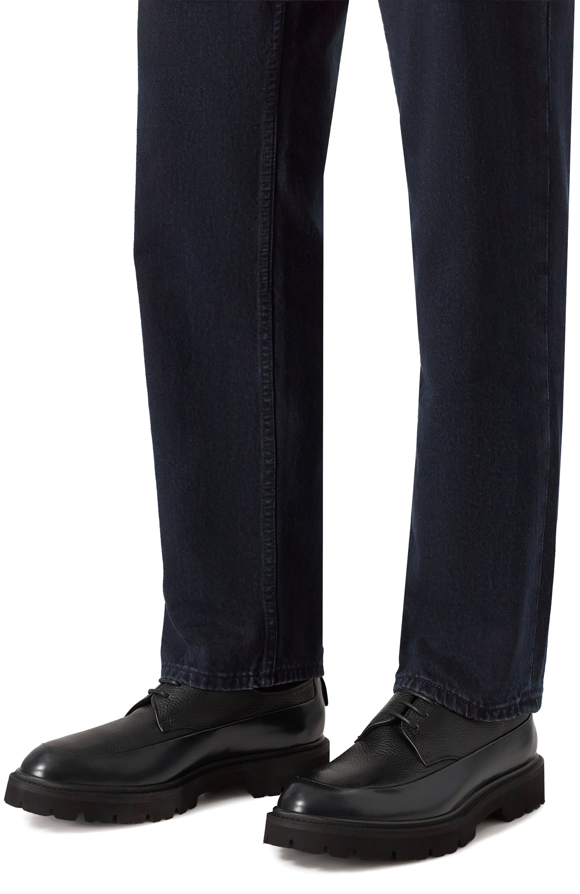 Кожаные дерби KITON, арт. USSA394N0131803, фото 3