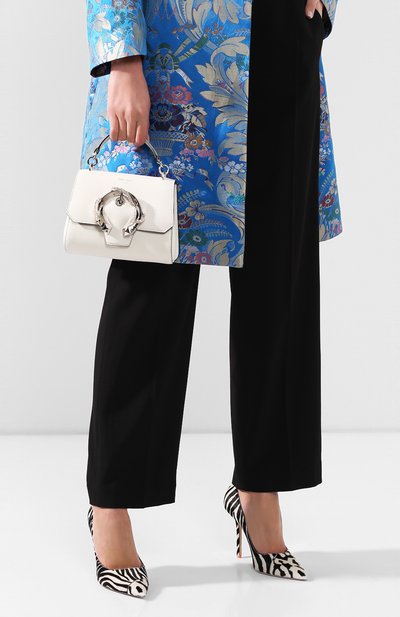 Сумка madeline JIMMY CHOO белого цвета по цене 199500 руб., арт. MADELINE T0PHANDLE/S/YTL, фото 2 Сумка madeline JIMMY CHOO, арт. MADELINE T0PHANDLE/S/YTL, фото 2