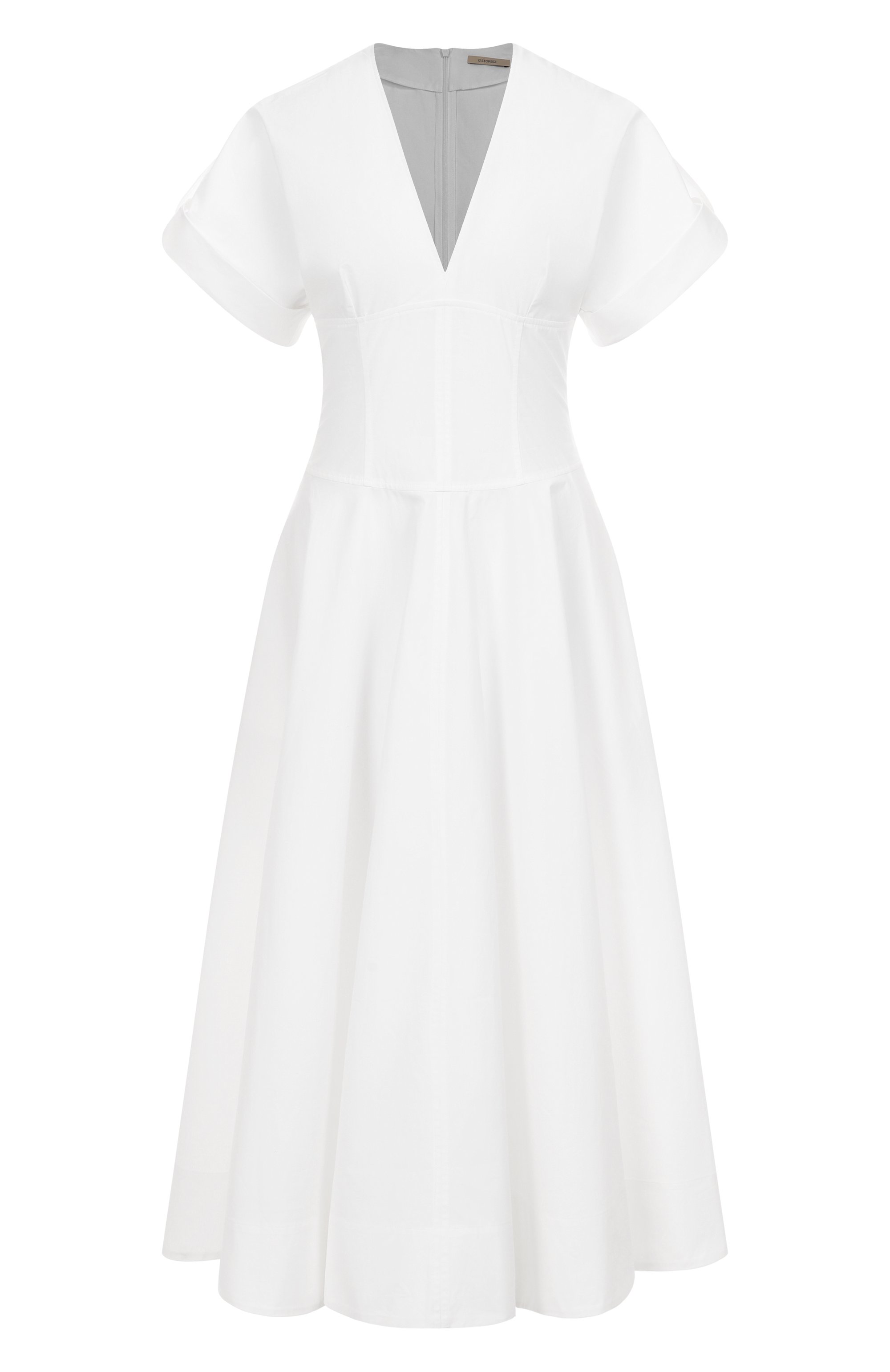 Хлопковое платье 12 STOREEZ, арт. 132629, фото 1