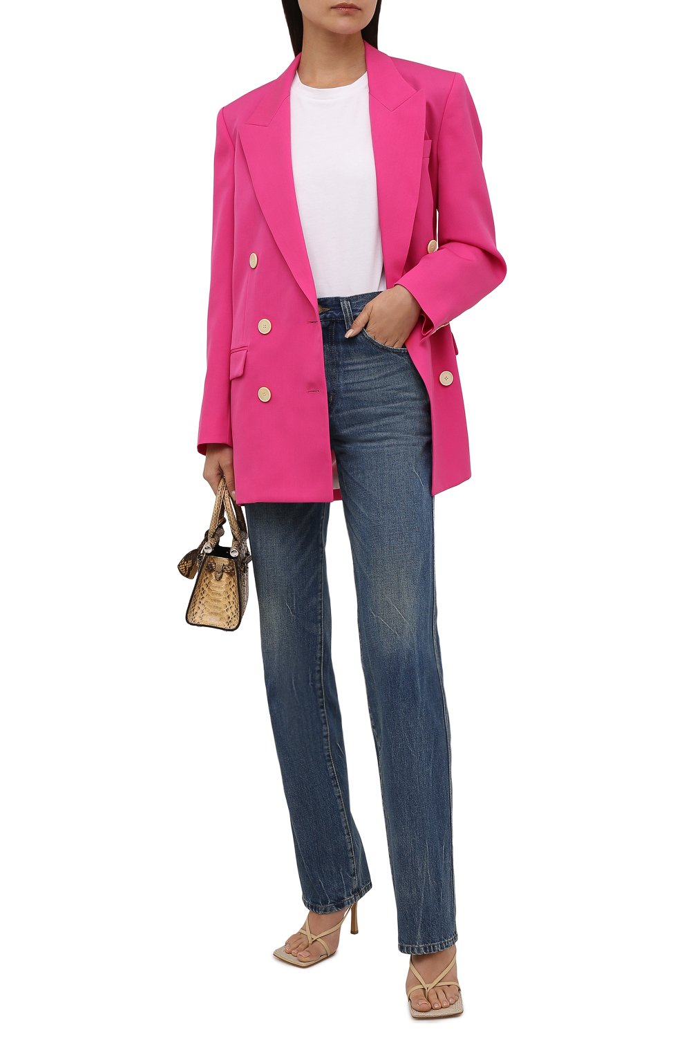 Шерстяной жакет ISABEL MARANT розового цвета по цене 115000 руб., арт. VE1653-21H022I/NEVA, фото 2 Шерстяной жакет ISABEL MARANT, арт. VE1653-21H022I/NEVA, фото 2