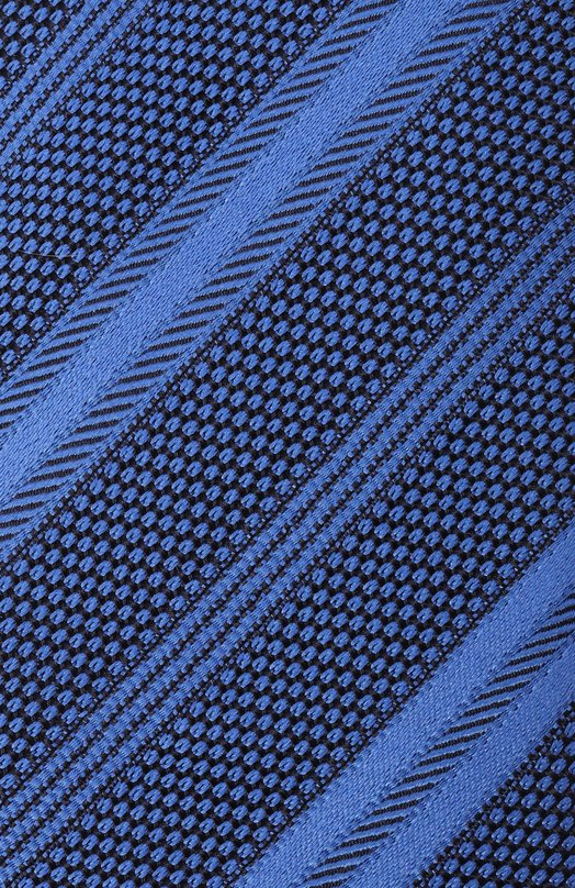 Шелковый галстук Zilli CRAV02M0600VRTE00 Синий  CRAV02M0600VRTE00 Фото 4