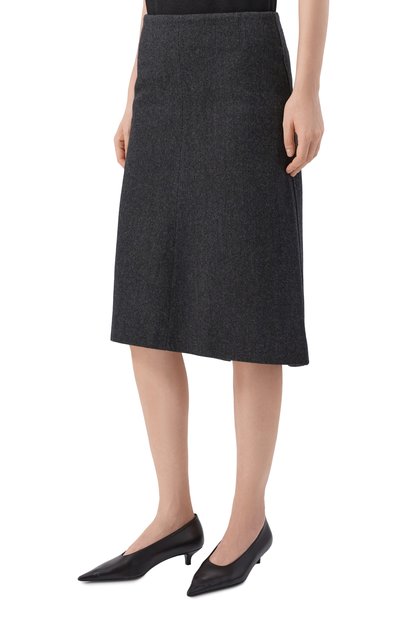 Шерстяная юбка TOTEME, арт. 261-WRB0379-FB0562, фото 3