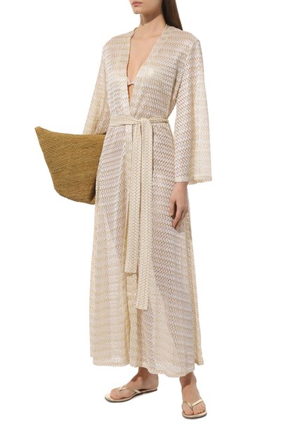 Туника MELISSA ODABASH золотого цвета по цене 45150 руб., арт. Melissa CR 24, фото 2 Туника MELISSA ODABASH, арт. Melissa CR 24, фото 2