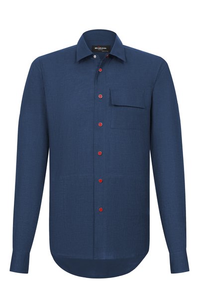 Мужская льняная рубашка KITON, арт. UMCBUBAH09690