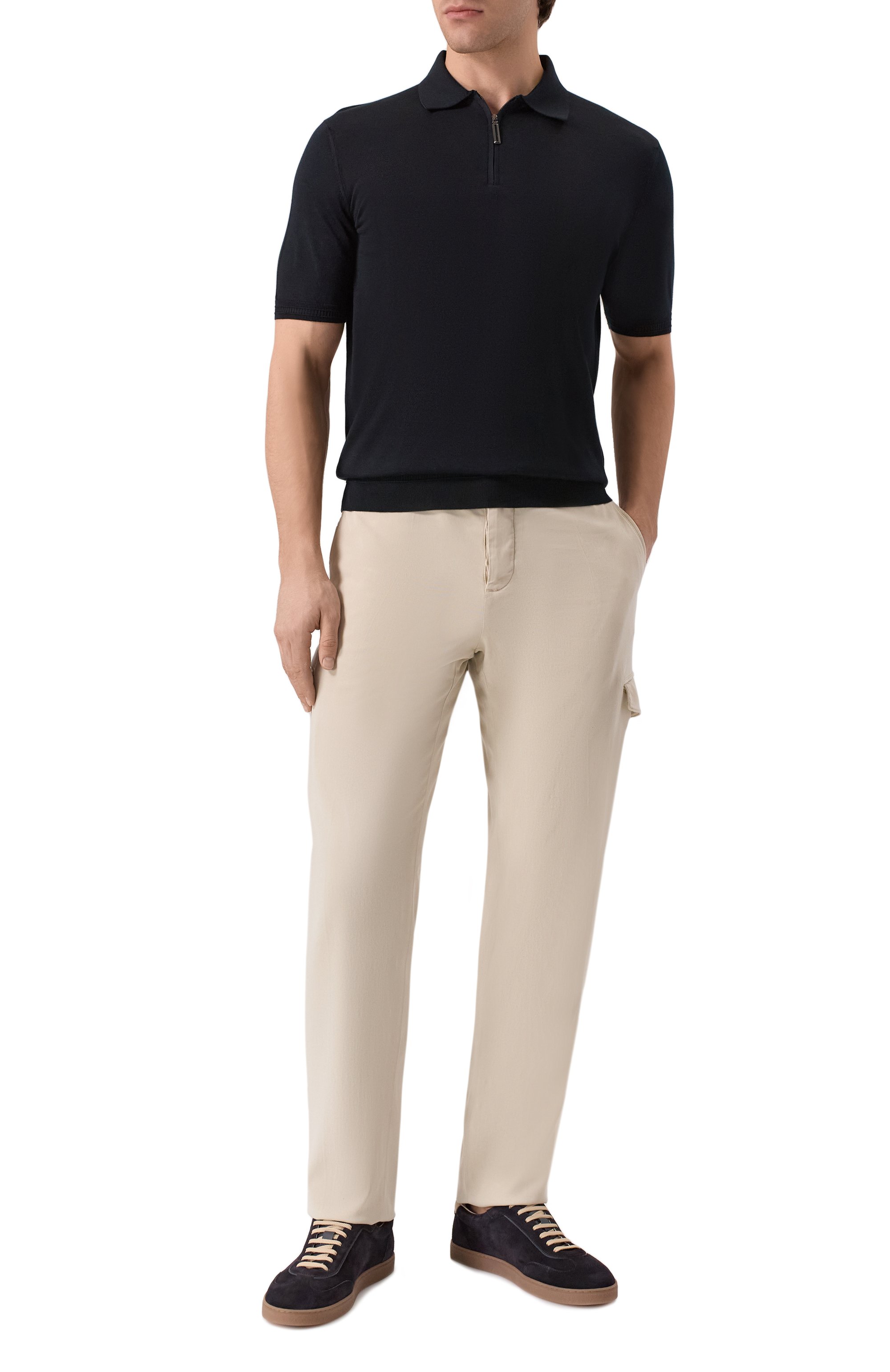 Шелковое поло STEFANO RICCI, арт. K616215P31/F26101, фото 2