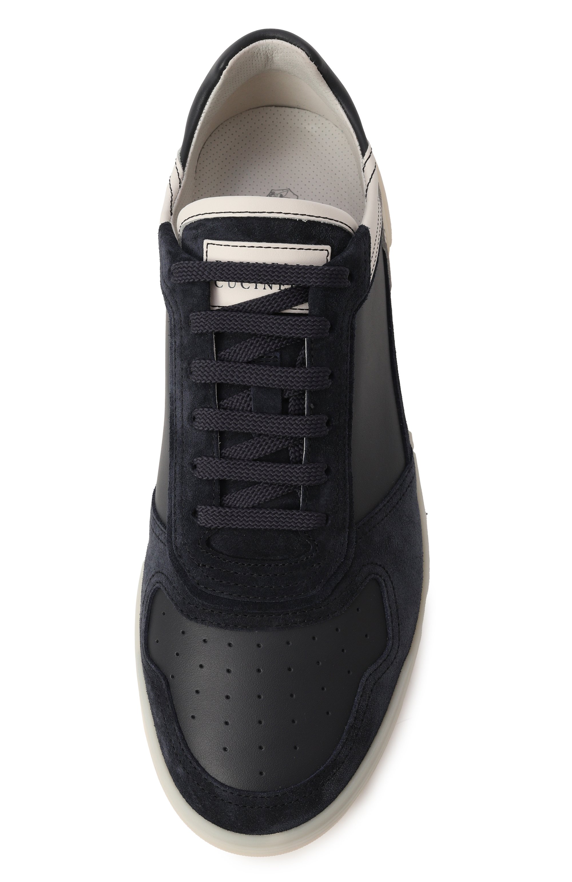 Кожаные кеды basket BRUNELLO CUCINELLI, арт. MZUGSGZ324, фото 6