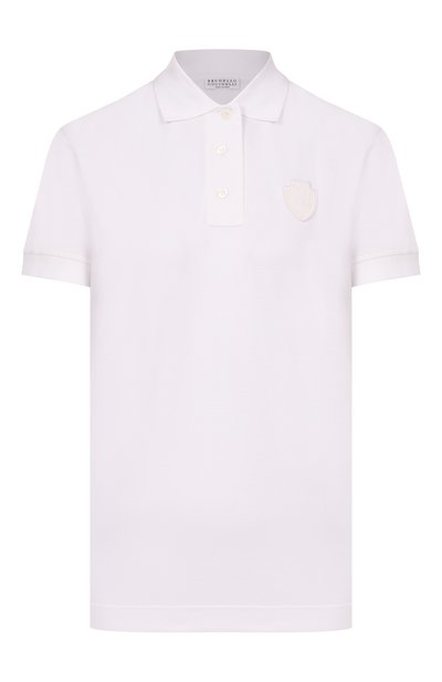 Женское хлопковое поло BRUNELLO CUCINELLI, арт. ML944VT205