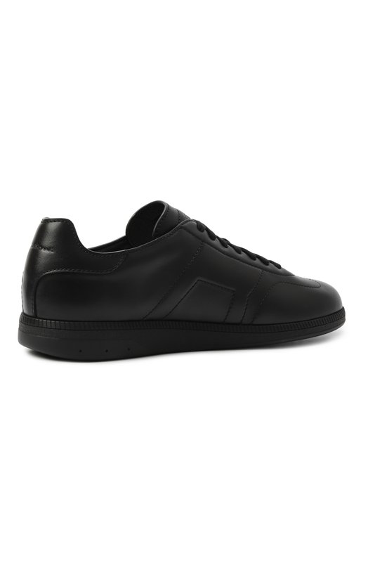 Кожаные кеды DBS-Olympic Santoni MBPG22072NERK0IL Чёрный  MBPG22072NERK0IL Фото 5