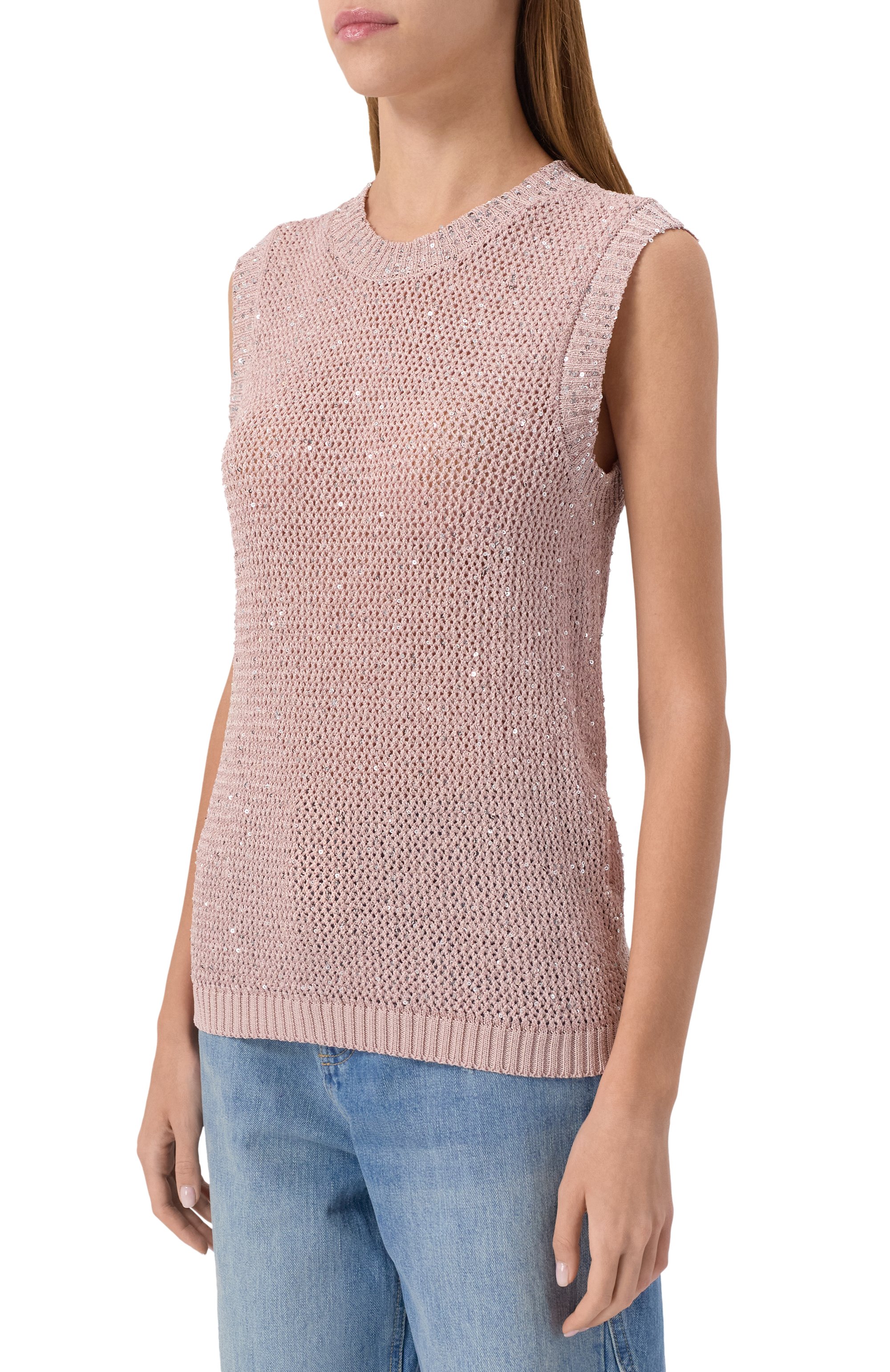 Топ с отделкой пайетками GOLDEN GOOSE DELUXE BRAND, арт. GWP01922.P001691, фото 3