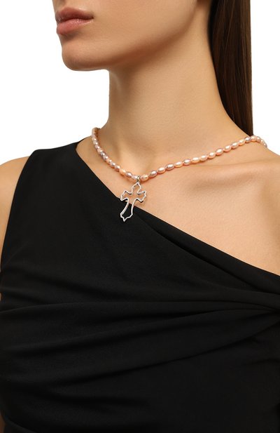 Колье ibiza LEVASHOVAELAGINA бежевого цвета по цене 25000 руб., арт. ibisa/929, фото 2 Колье ibiza LEVASHOVAELAGINA, арт. ibisa/929, фото 2