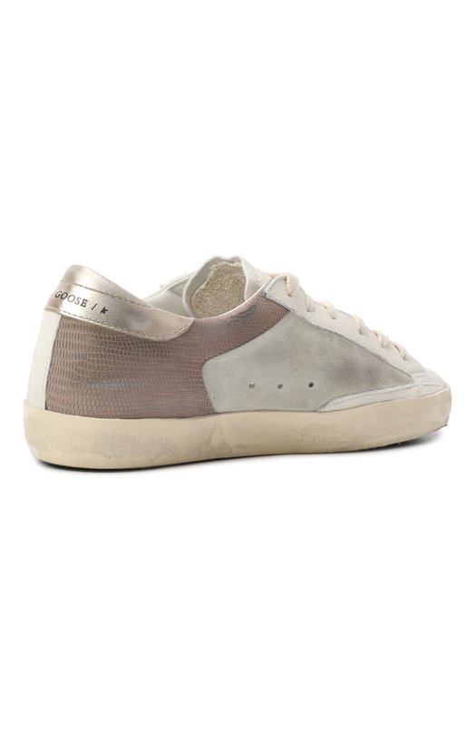 Кожаные кеды Super-Star Golden Goose Deluxe Brand GWF00103.F006828 Белый  GWF00103.F006828 Фото 5