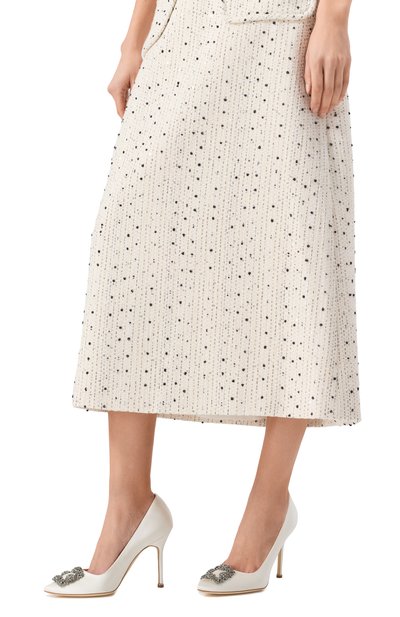 Текстильные туфли hangisi 105 MANOLO BLAHNIK, арт. 9XX-0664/SAT, фото 3