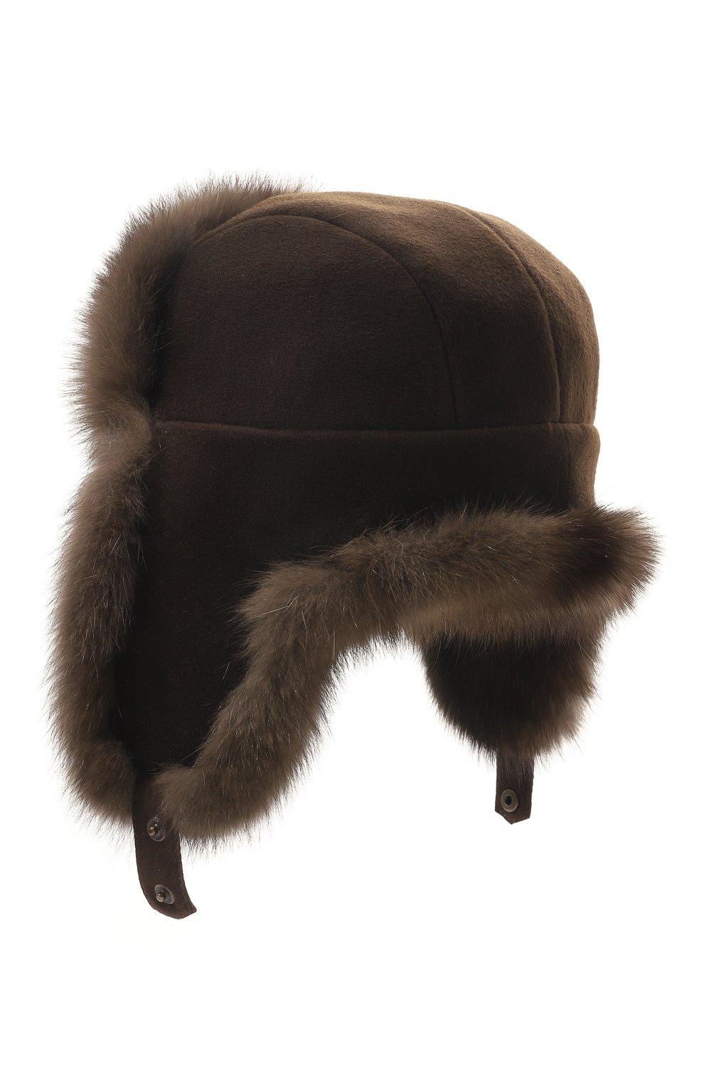Кашемировая шапка-ушанка майкл с мехом соболя FURLAND, арт. 0201414210007100022, фото 2