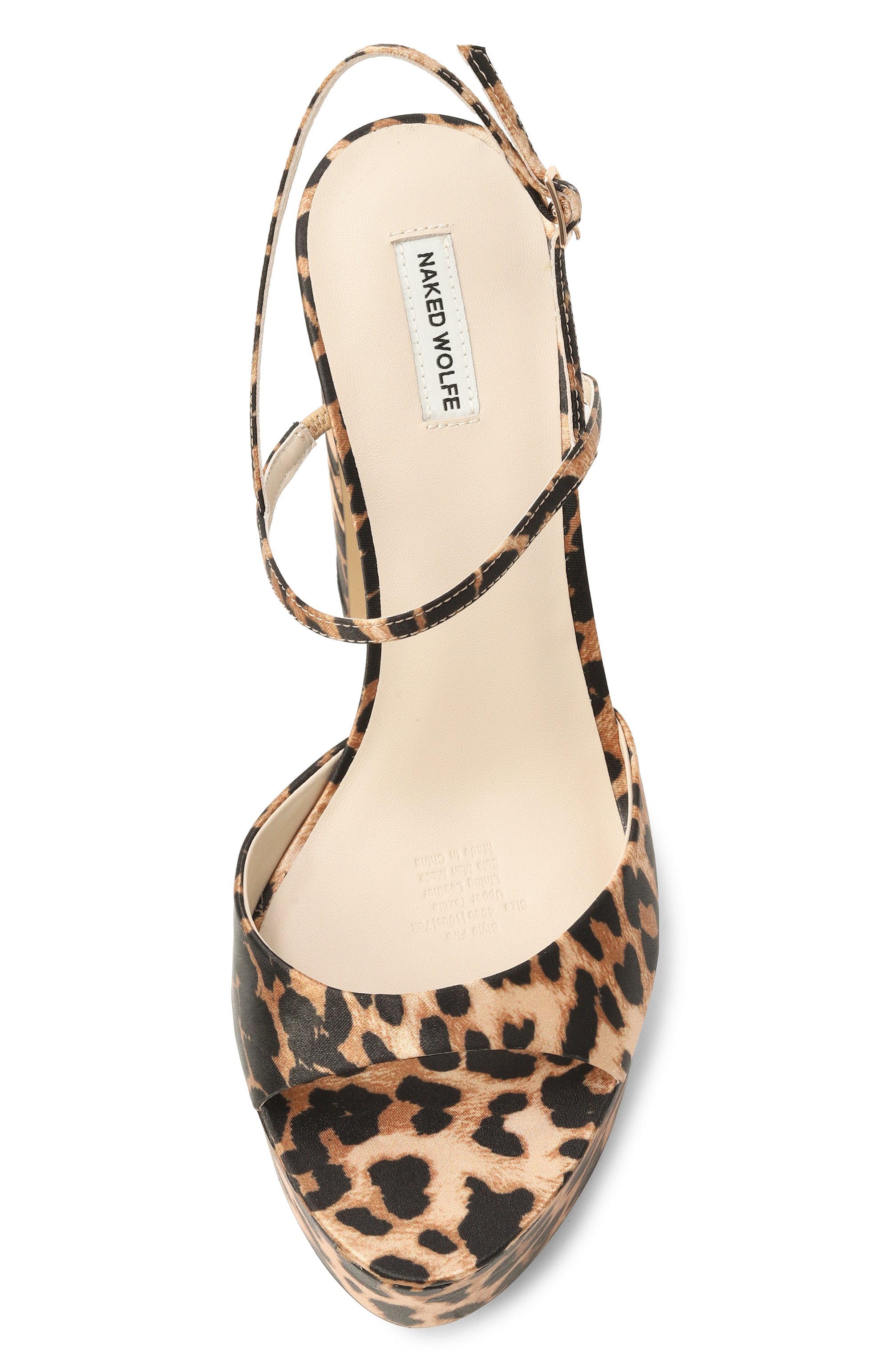 Текстильные босоножки fire NAKED WOLFE, арт. FIRE/SILK SATIN, фото 6