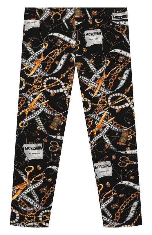 

Хлопковые легинсы Moschino, Чёрный