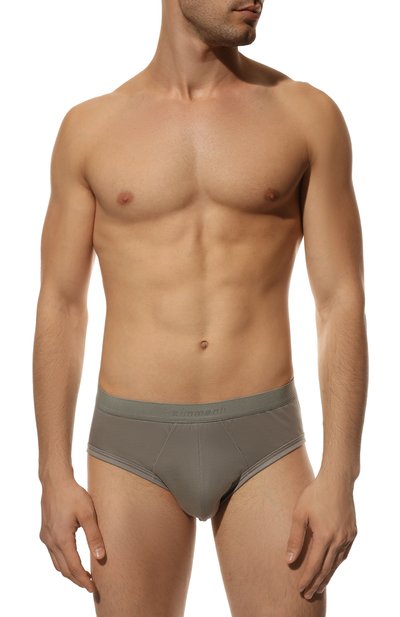 Хлопковые брифы ZIMMERLI серого цвета по цене 11500 руб., арт. 286-1444, фото 2 Хлопковые брифы ZIMMERLI, арт. 286-1444, фото 2