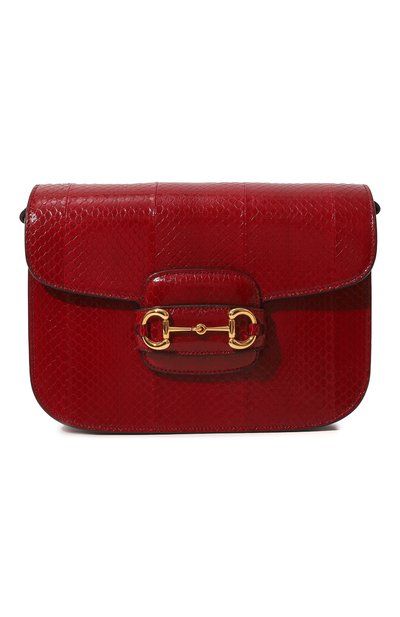 Сумка 1955 horsebit small из кожи змеи GUCCI, арт. 602204 LYQ0G, фото 1