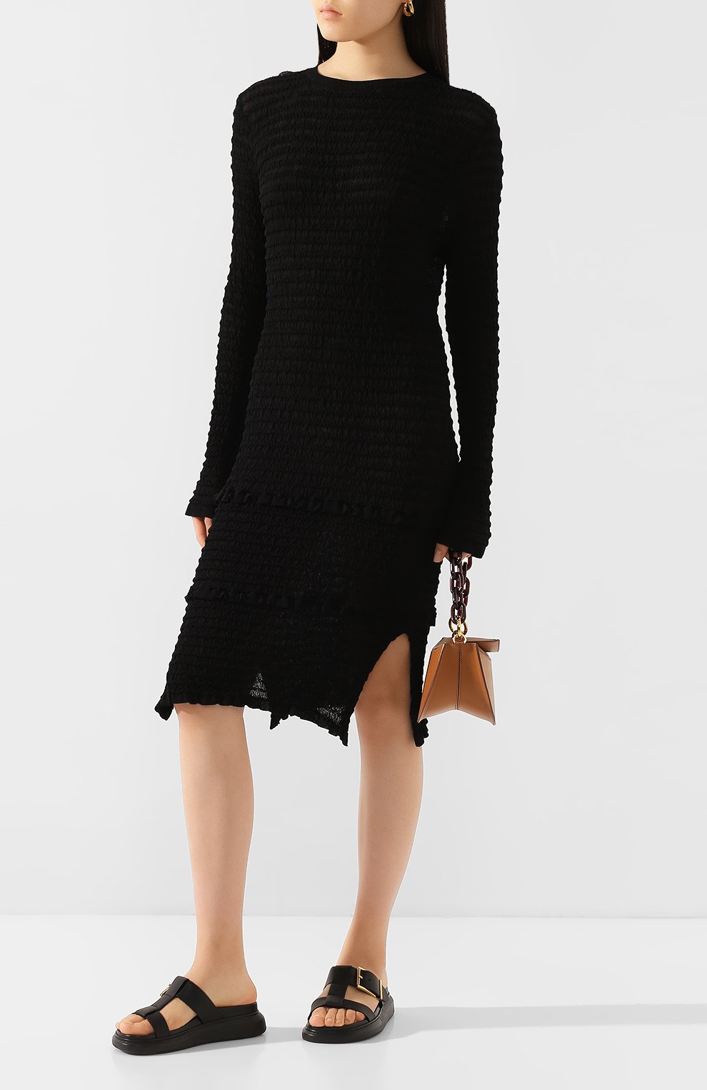 Платье из смеси хлопка и шерсти ACNE STUDIOS, арт. A20188/W, фото 2
