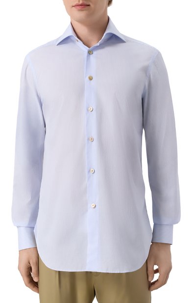 Хлопковая сорочка KITON, арт. UCIH0929413, фото 3