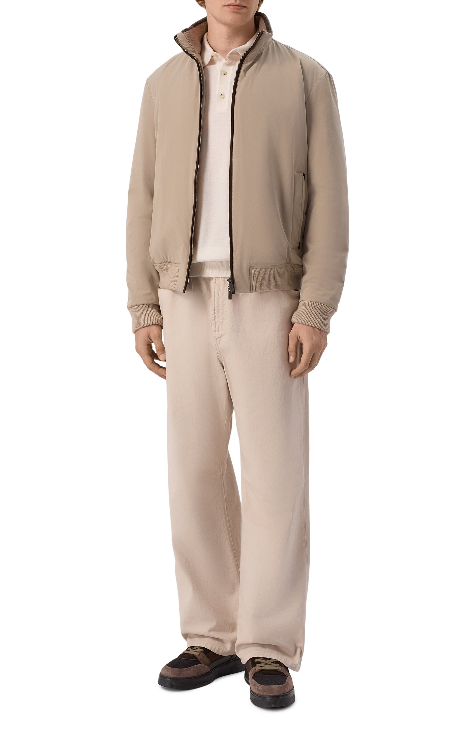 Комбинированные кеды EMPORIO ARMANI, арт. EM004836/AF23155, фото 2