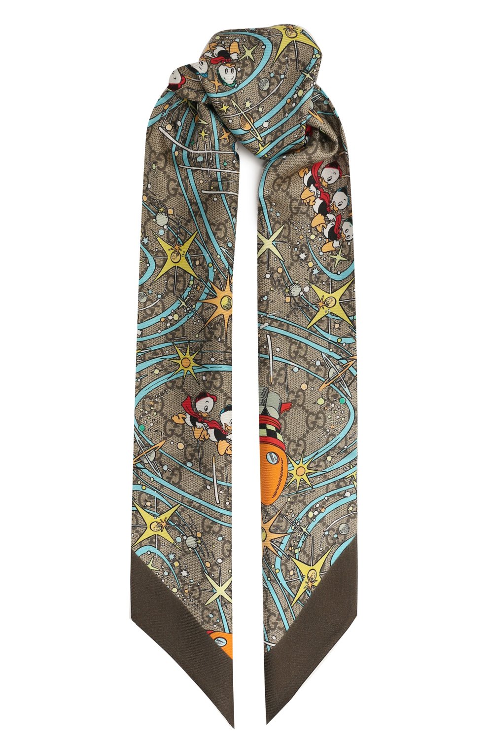 Шелковый шарф-бандо disney x gucci GUCCI, арт. 649641 3G001, фото 1