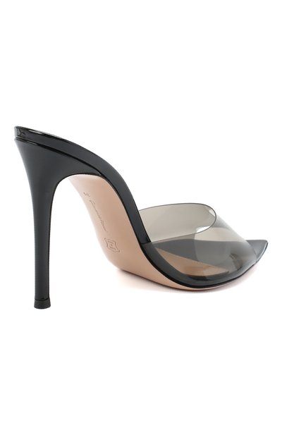 Мюли elle GIANVITO ROSSI черного цвета по цене 69800 руб., арт. G11900.15RIC.GSVFUNE, фото 4 Мюли elle GIANVITO ROSSI, арт. G11900.15RIC.GSVFUNE, фото 4