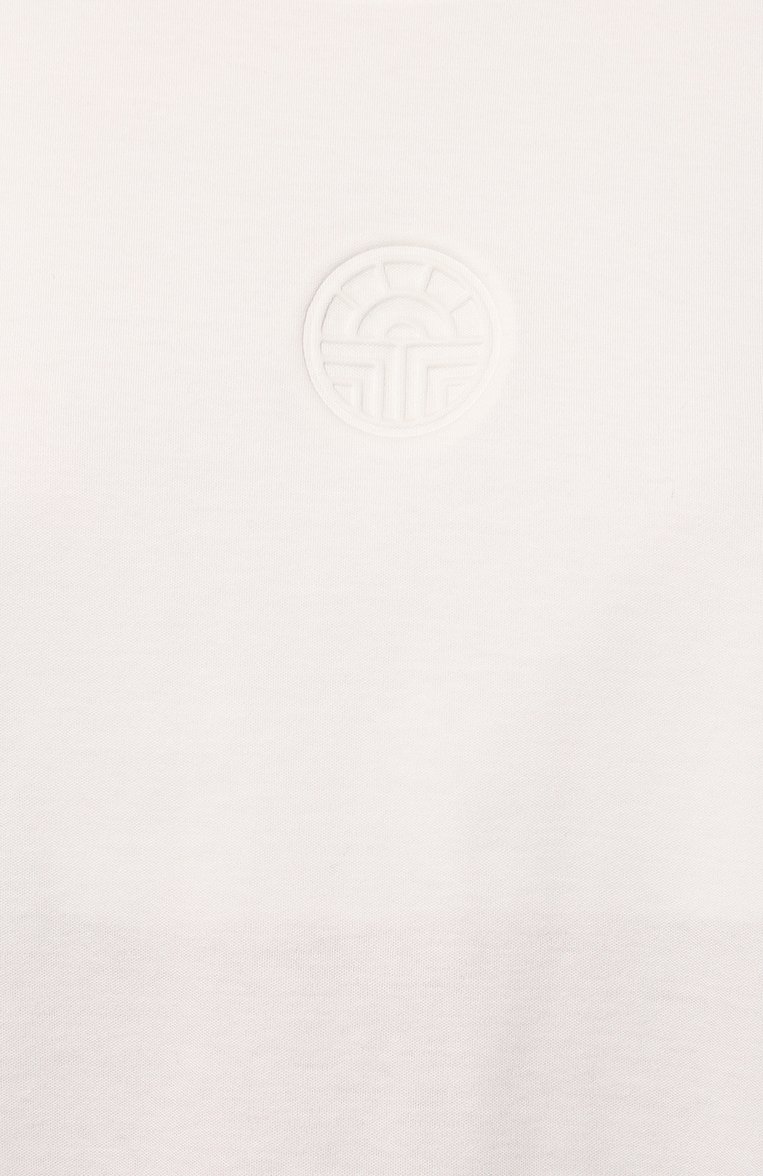 Жен�ская хлопковая пижама LOUIS FERAUD кремвого цвета, арт. 3883013 | Фото 7 (Материал сплава: Проставлено; Нос: Не проставлено; Материал внешний: Хлопок)