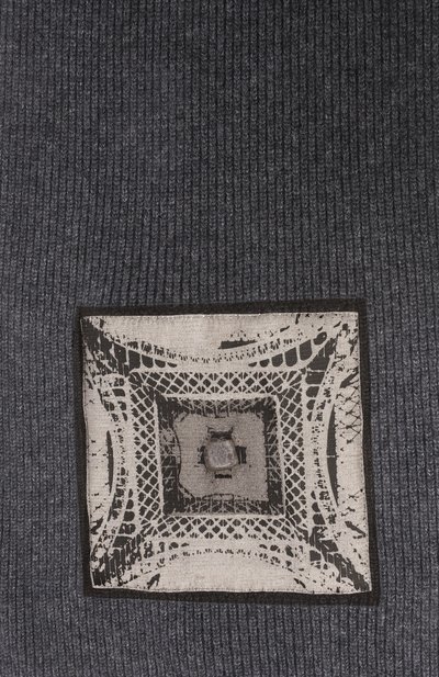 Шарф вертикаль из шерсти и кашемира MIDGARD PARIS, арт. SF83WL-OS-BK, фото 3