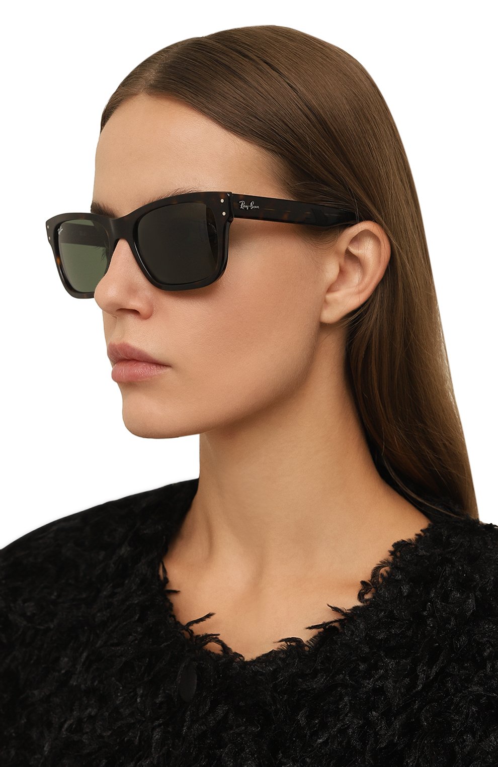 Солнцезащитные очки RAY-BAN темно-коричневого цвета по цене 22500 руб., арт. 2283-902/31, фото 2 Солнцезащитные очки RAY-BAN, арт. 2283-902/31, фото 2