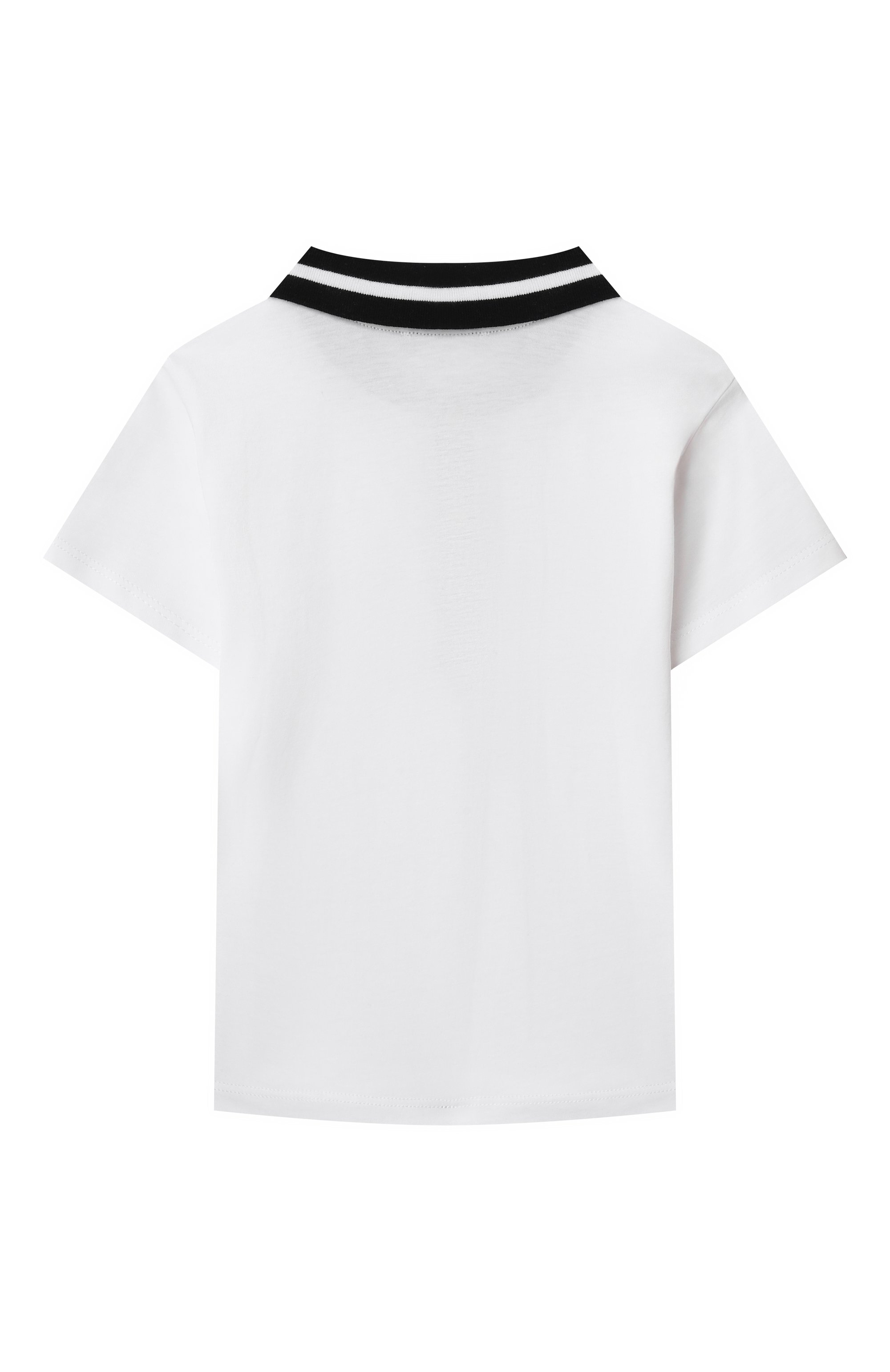 Хлопковое поло BALMAIN белого цвета по цене 21900 руб., арт. BW8571., фото 2 Хлопковое поло BALMAIN, арт. BW8571., фото 2