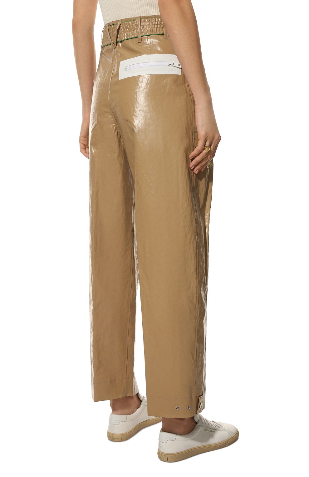 Льняные брюки BOTTEGA VENETA, арт. 689040/V1K50, фото 4